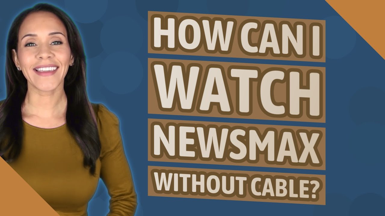 How can I watch newsmax without cable? - YouTube