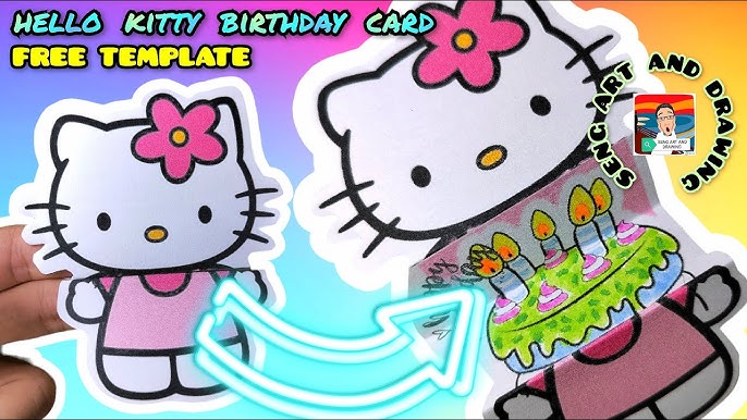 free printable hello kitty birthday card - cute sanrio crafts - YouTube free-printable-hello-kitty-birthday-card-cute-sanrio-crafts-youtube