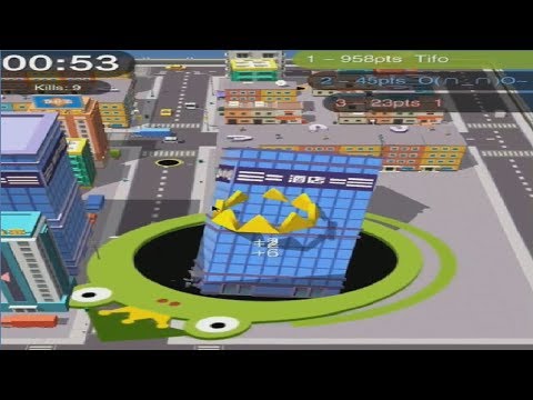Hole.io Battle of Hole Map Control: 100.00%