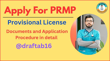 PRMP | How to apply for Temporary license in Pakistan | Foreign Medical Graduates | Detail Video