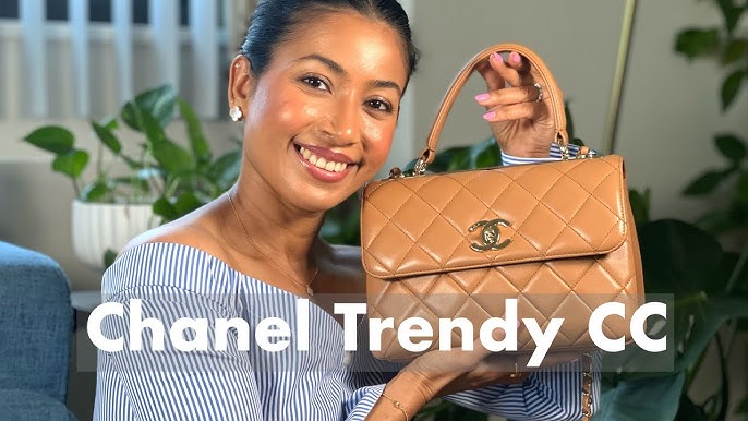 Chanel So Black Trendy CC 22B unboxing and see what fits. 