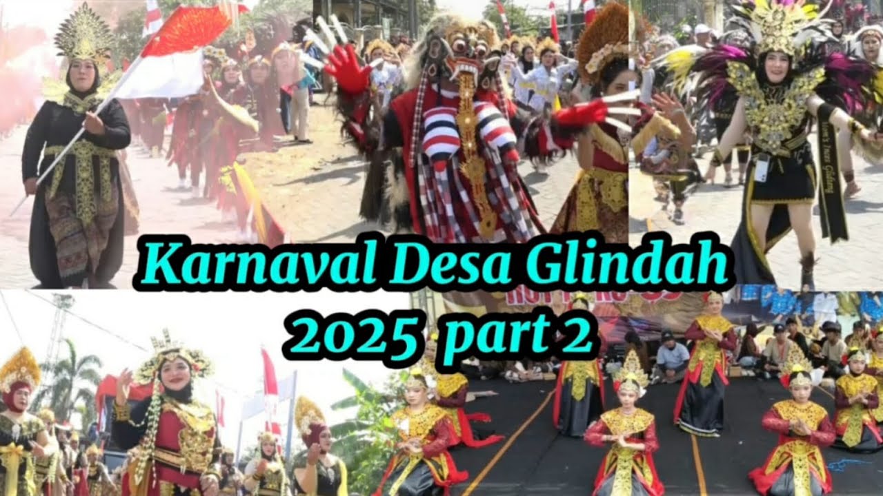 Karnaval desa Glindah  2025 bagian 2