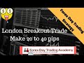 🎅💰Forex Trading Strategy FREE LESSON How to trade the London Open