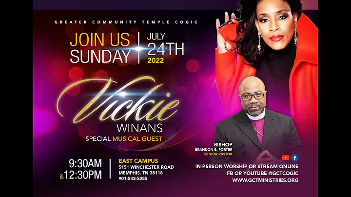 GCT Sunday Morning Service | Special Guest Vickie ...
