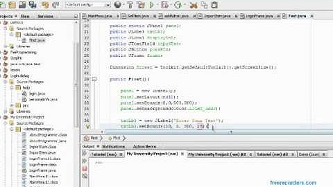 Java GUI/swing Tutorial in Bangla : How to create JLabel,JTextField,JButton in Java swing