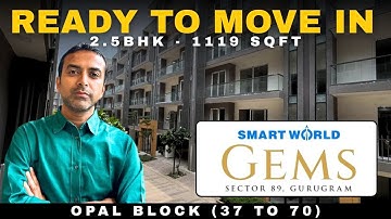 Smartworld Gems Sector 89 Gurgaon | Luxury Society Actual Video Tour #m3msoulitude #dwarkaexpressway