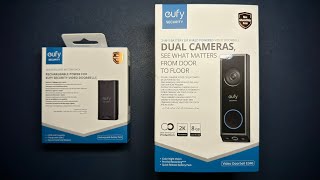 New Eufy Video Doorbell E340 - Dual Camera Video Doorbell (Battery powered)