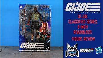 GI Joe Classified Series 01 ROADBLOCK Hasbro 6" Wave 1 Figure Review