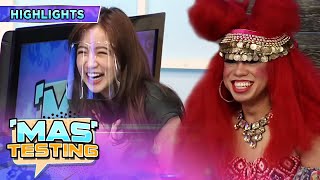 Ella gets startled by Genie-pon | It’s Showtime Mas Testing