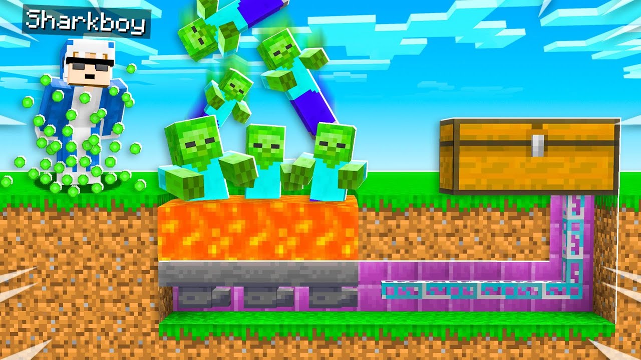 Building A ZOMBIE FARM in MINECRAFT! 
