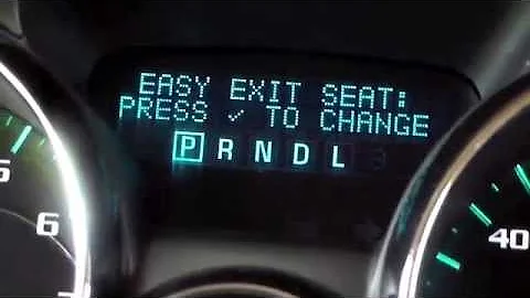 How to use the Driver Information Center in a 2015 Buick Enclave