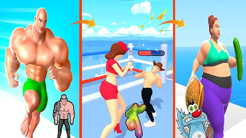 Muscle Rush, Fat 2 Fit, Blob Runner 3D, Girls Attack Android iOS With Oggy And Jack