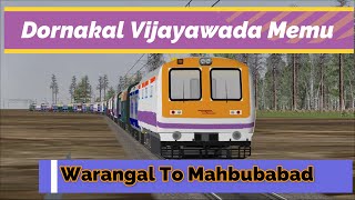 Kazipet Vijayawada Memu Train From Warangal To Mahbubabad  /Part 2/Open Rails/Siva Ravi Gaming World screenshot 5