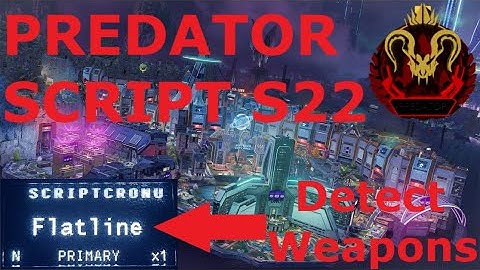 Script Apex S22 || Predator Script with detect weapons || cronus zen && max || ps4 ps5 xbox pc