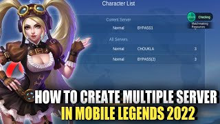 HOW TO CREATE MULTIPLE ACCOUNTS IN MOBILE LEGENDS | SMURF ACCOUNT| ADVANCER SERVER! screenshot 5
