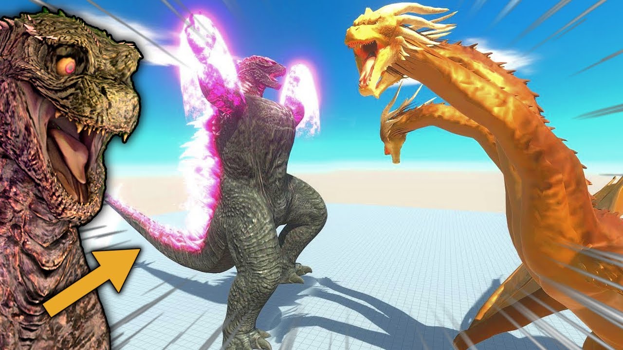 EVOLVED GODZILLA vs Ghidorah in ARBS