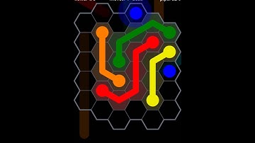 Flow Free Hexes   Rainbow Pack   Level 58