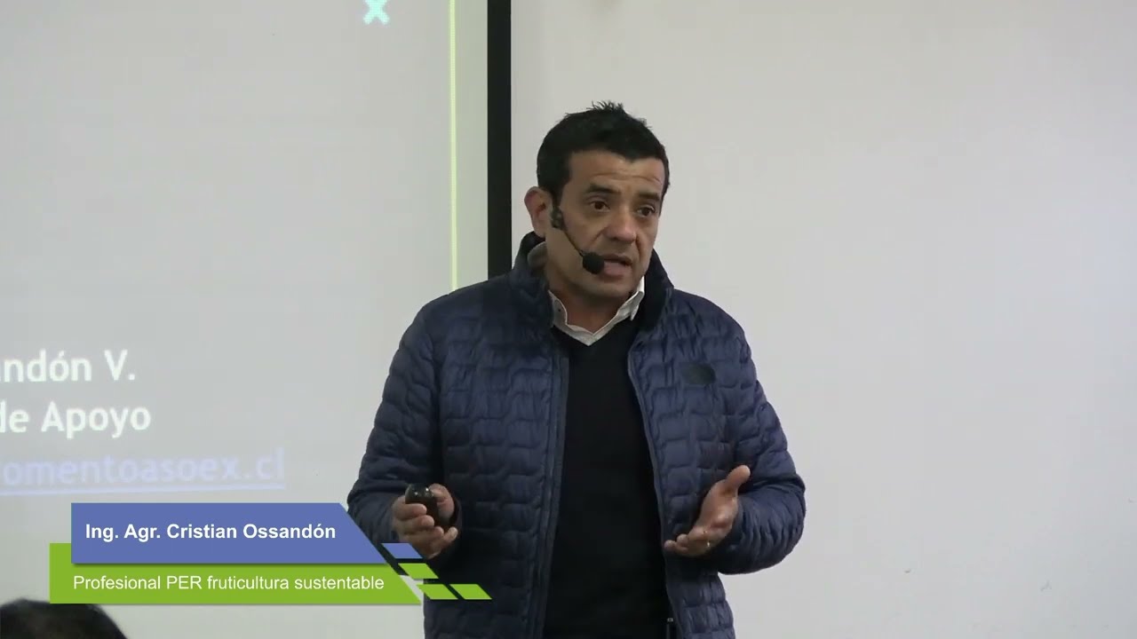 Ing. Agr. Cristian Ossandón, Profesional PER fruticultura sustentable