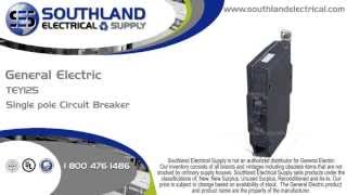 General Electric TEY125, 25 Amp, 277 Volt, 1 Pole Circuit Breaker