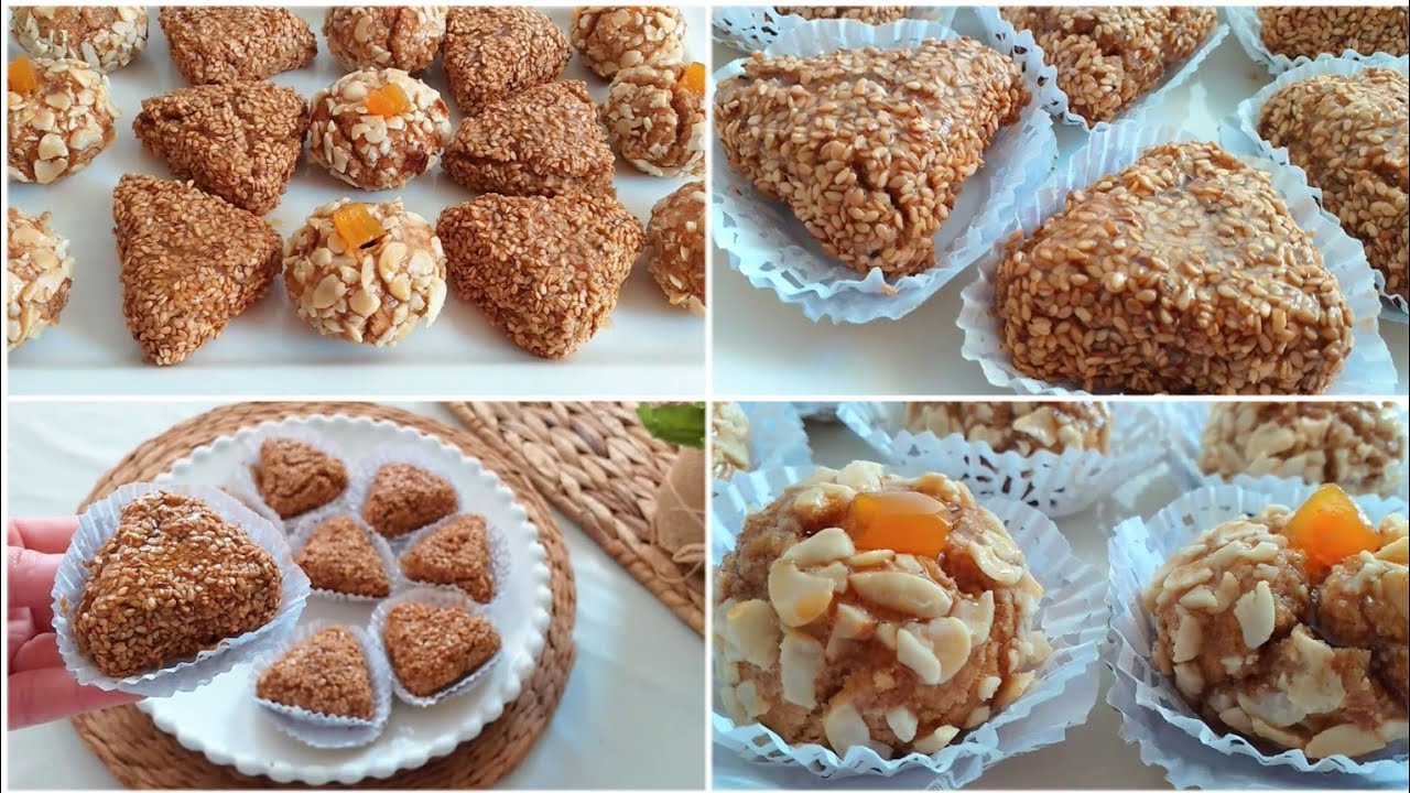 حلويات العيد🌙مشوك وجلجلانية من عجينة واحدة طريين ومعسلين