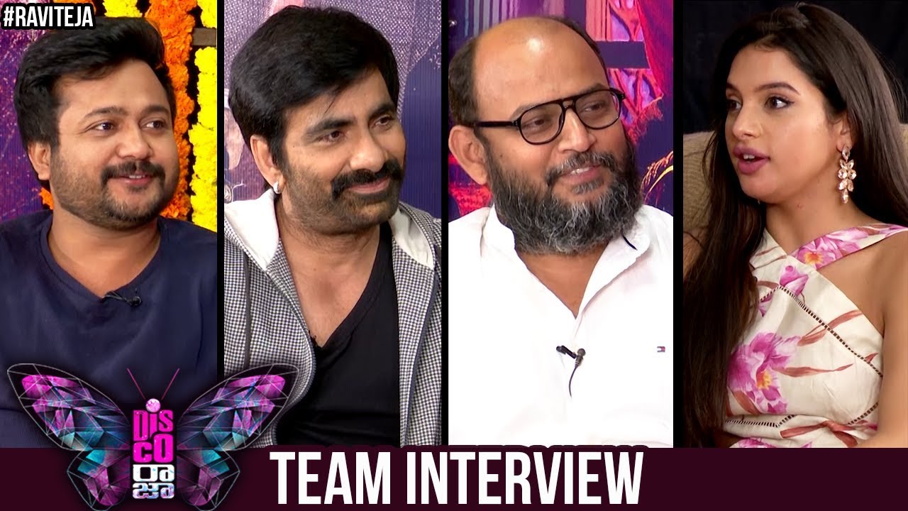 Disco Raja Team Interview | Ravi Teja | Nabha Natesh | Payal | Bobby Simha | VI Anand | Tanya Hope