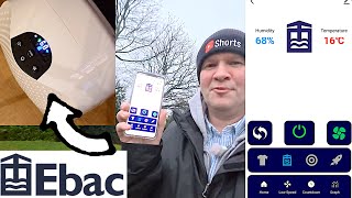 EBAC DEHUMIDIFIER using the app!