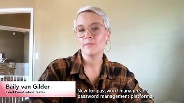 Password Management Pt 2 with Baily Van Gilder - Cybersecurity Awareness Month 2022