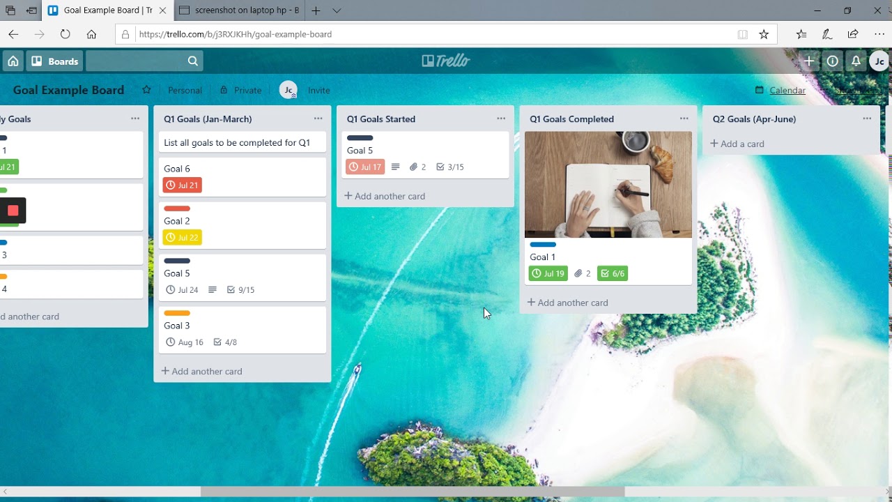 Trello For Goals