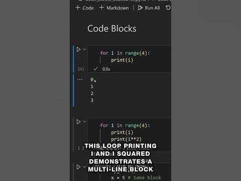 Python Blocks Explained: Clean Code in Seconds #python #beginners # ...