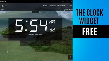 Hoe voeg je gratis een klok toe aan Windows 10 of 11?