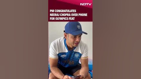 PM Narendra Modi Speaks With Neeraj Chopra After Olympics Feat