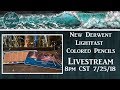 New Derwent Lightfast Colored Pencils first impressions  Livestream