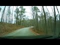 Driving time lapse around red river gorge late fall 2016