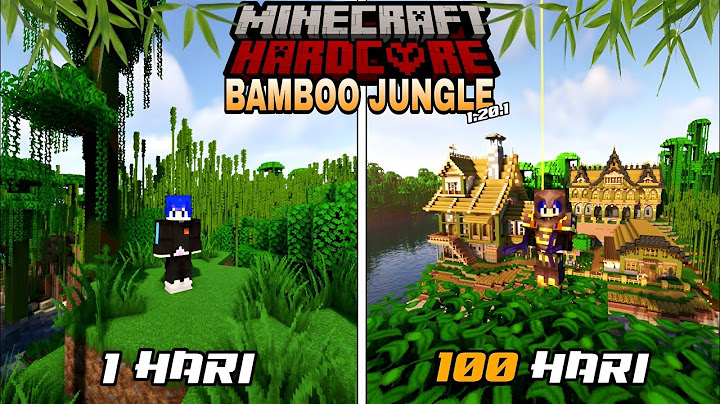 100 Hari di Minecraft Hardcore Bamboo Jungle Only