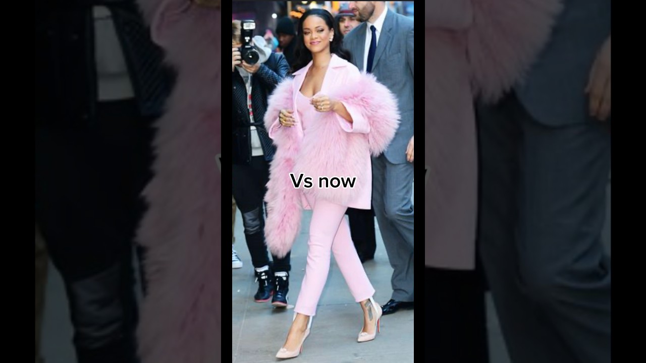 Rihanna style then vs now