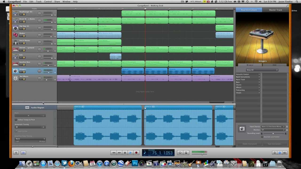 beats on garageband