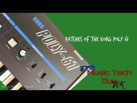Patches of the Korg Poly 61