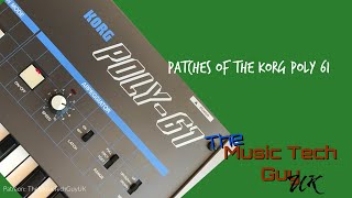 Patches of the Korg Poly 61