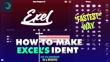 How to make Excel’s Ident on IOS/ANDROID for *FREE* ! (VERY EASY )
