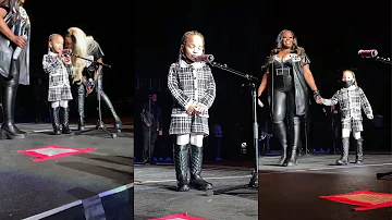 Tiny and T.I.'s Daughter Heiress Harris Performs On The Stage During Xscape's Concert!