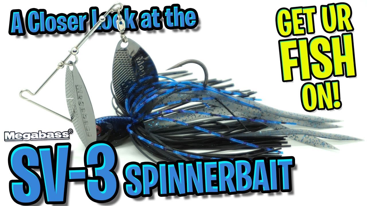 Closer Look at the Mega Bass SV 3 Spinnerbait - Bass Fishing Lure 