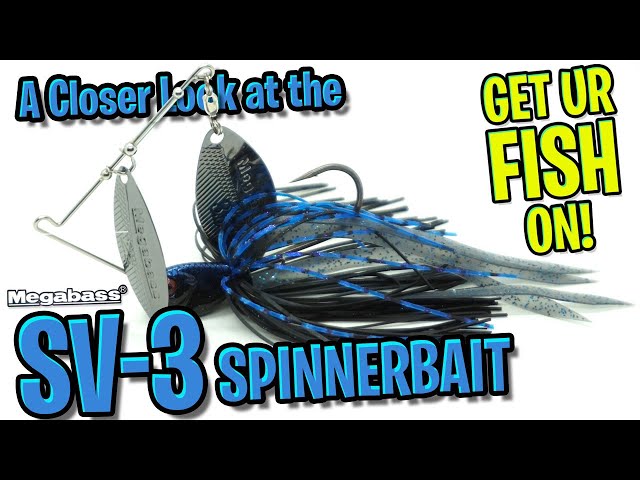 Closer Look at the Mega Bass SV 3 Spinnerbait - Bass Fishing Lure 