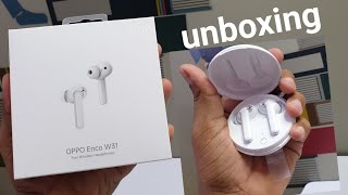 oppo true wireless Bluetooth Headphones Enco w31 unboxing😯 oppo Bluetooth airpod | how to connect