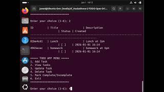 Phase 1 Python Console Todo App Hackathon Ii Spec-Driven Development Demo