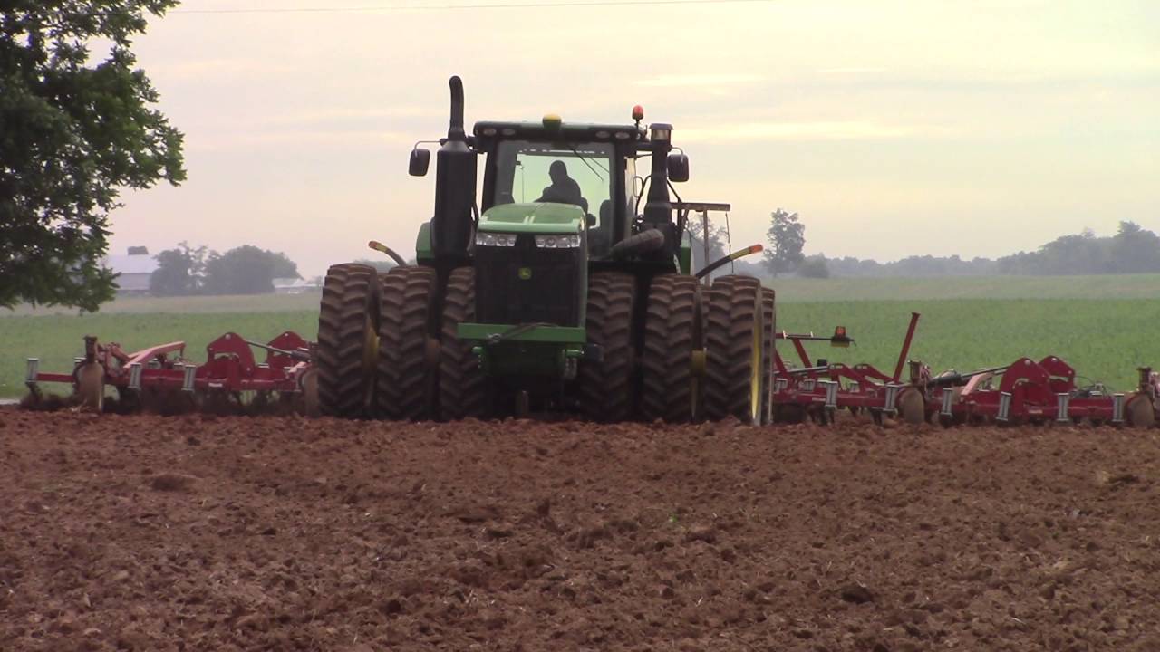 Setting Tobacco Part I John Deere 9620R Field Cultivating YouTube
