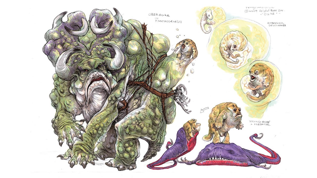 creature design with terryl whitlatch 4 toad ogre creature concept