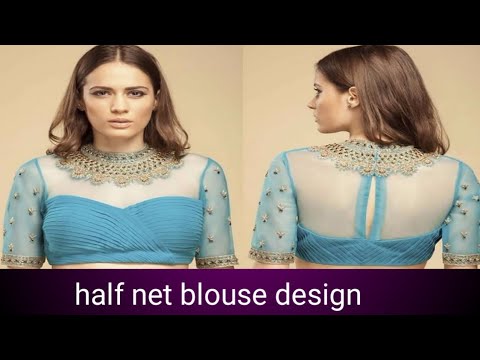 #Half net blouse design# designer net blouse 