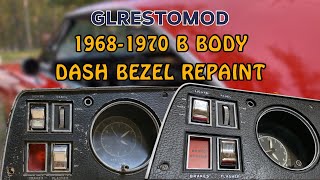 Sports Performance 1968-1970 B Body Dash Bezel Repaint (1969 Dodge Charger)