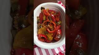 Peppers from the Garden made Savory with a Secret Ingredient