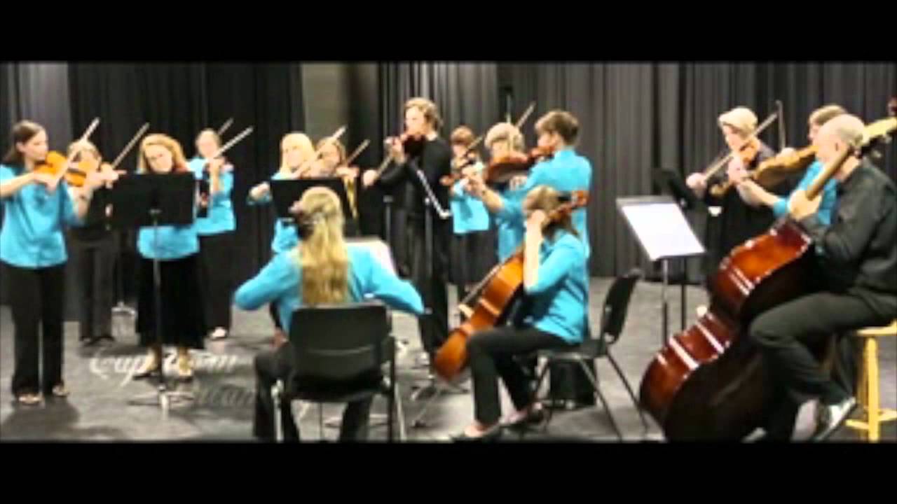 Elgar Serenade for Strings (mvt II, Larghetto) performed by CQ Strings